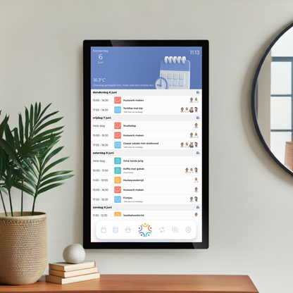 Qudoo Family Planner – Pure Black Edition