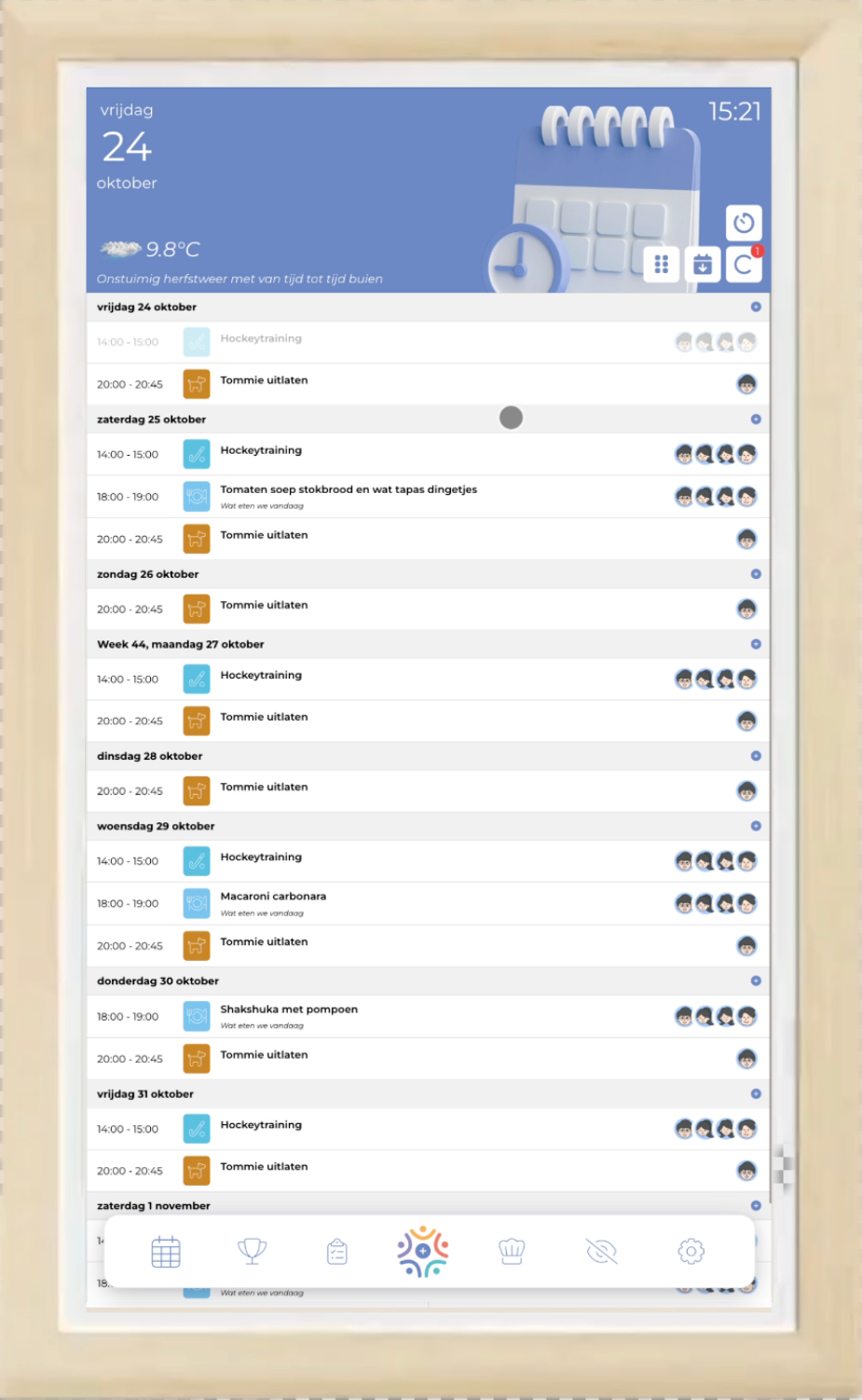 Qudoo Frame - Natural Oak